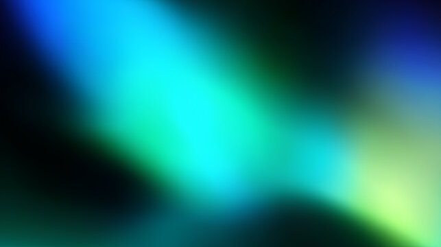 Black dark blue cyan aqua emerald green teal lime yellow white retro abstract background. Color gradient ombre blend. Soft blur light glow. Vintage neon metallic. Grain noise mesh overlay. - Powered by Adobe