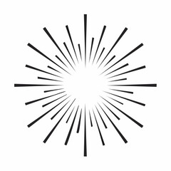 Obraz premium 光のレイバースト 