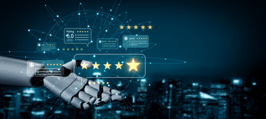 AI enhances customer review and rating system by analyzing review, rating, and customer feedback for deeper trust insights Vouch