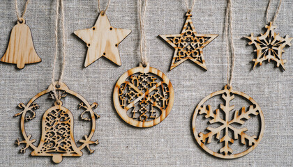 Wooden Christmas Ornaments