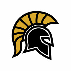 Spartan Helmet Vector Illustration for Sports and Design