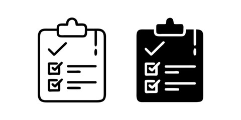 Emergency Plan outline and pictogram Icon for Safety, Preparedness, and Disaster Management