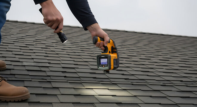 Roof Inspection with Thermal Imaging Camera - Powered by Adobe