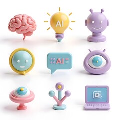 AI icons set