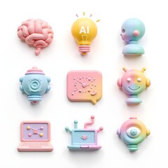 AI icons set