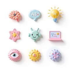AI icons set