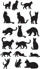 Cat silhouette vector file