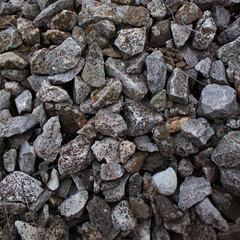 Pile of stones background, stone texture