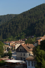 Devin, Smolyan Province, Bulgaria-19.07.2021. A city in the Rhodope Mountains.