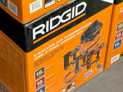Ridgid Air Compressor and Tool Combo Kit