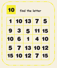 Find the Number, Find the Fruit, Find the Letter – Preschool Recognition and Search Skills Sheet