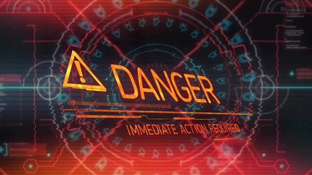 HUD sensing fault, warning sliding in, DPT turning to DANGER, showing IMMEDIATE ACTION REQUIRED
