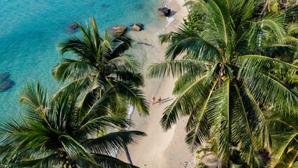 Discover Koh Koods serene beaches, lush palms, and crystal-clear waters in Thailand