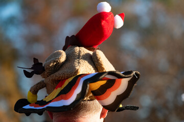 Festive and creative Thanksgiving Turkey Trot hats