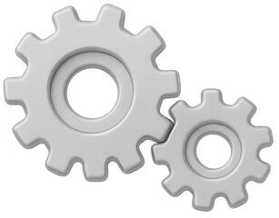 gears isolated on white
