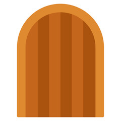 wooden door icon