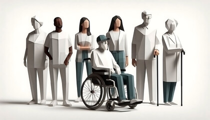 acessibilidade, inclusão, inclusão social, imagem para acessibilidade, imagem de inclusão, grupo de pessoas, símbolo de acessibilidade, símbolo de inclusão, inss, aposentado, pensionista, idoso, idosa