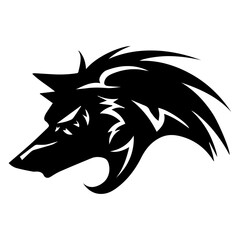 Wolf Head Graphic