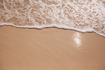 ocean wave background sea and sand