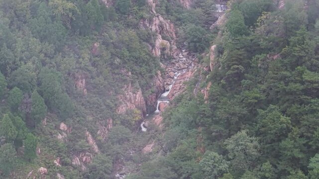 Scenery atop Mount Tai in Tai'an, China