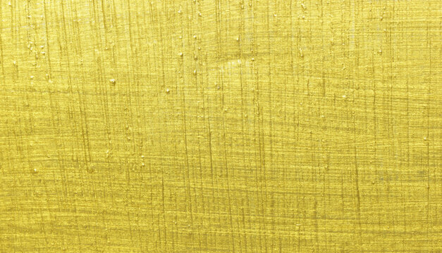 Gold painted metal plate - Powered by Adobe