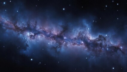 A breathtaking panoramic view of the Milky Way galaxy in deep space.