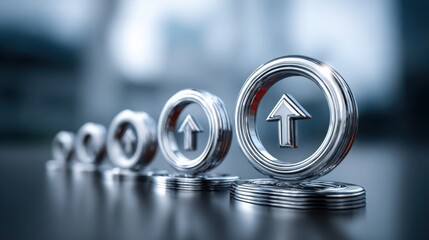 Black business process optimization symbol icon concept representing innovative solutions for streamlining operations