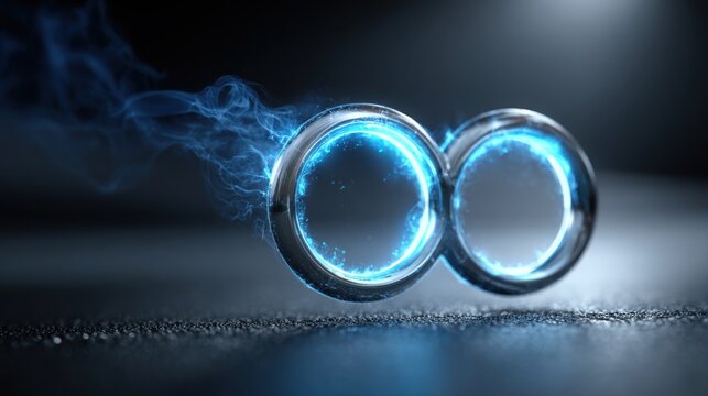 Illustration of a tunnel concept signifying the journey of carbon neutral token and its role in sustainability initiatives - Powered by Adobe