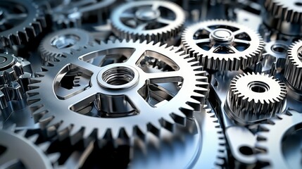 Light metal and plastic gears representing intricate business collaboration.