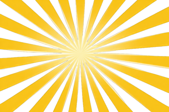 Yellow radiating lines with black accents
