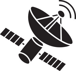 Satellite weather icon