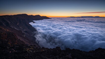 Obraz premium sunset over the sea