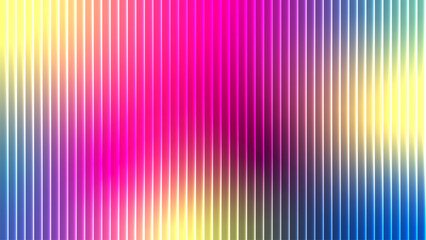 Vibrant vertical stripes of pink blue yellow and purple create a colorful abstract background pattern