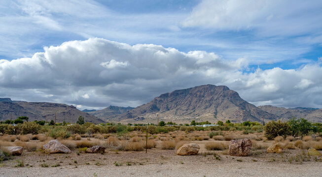 Country road outside Kingman Arizona.