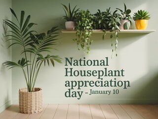 Celebrate national houseplant appreciation day with a beautiful display of indoor greenery and plants