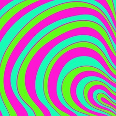 Psychedelic trippy colorful background illustration