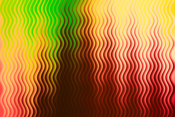 Abstract wavy background with a vibrant gradient of warm and cool colors