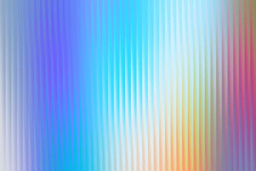 Abstract vertical lines of vibrant color blending from blue to orange