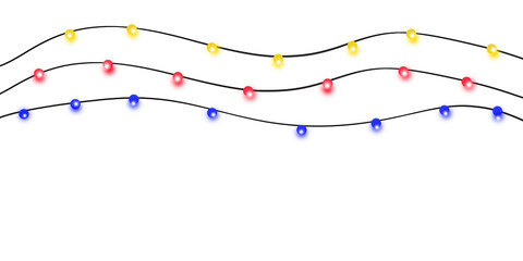 Colourful Garland Wrapped Around a Cozy Celebration Corner