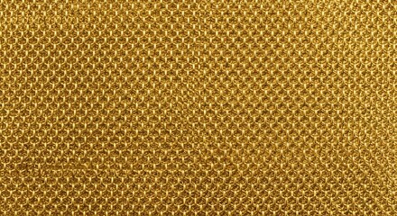 Seamless Fine Interlocking Gold Metal Mesh Texture Background (Chainmail Style).