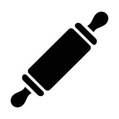 rolling pin glyph icon