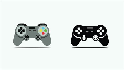 Modern Wireless Gamepad Icon for Esports and Gaming Apps Vector illustration
