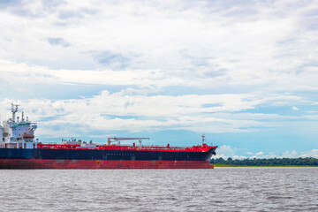 Industry ship ships boat ferry military and port Amazonas Brazil.