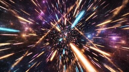 Futuristic digital data stream representing high-speed network connectivity and global business innovation