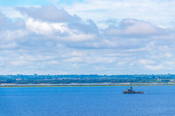 Obraz premium Industry ship ships boat ferry military and port Amazonas Brazil.