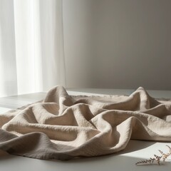 Natural Linen Fabric Texture and Still-Life Collection