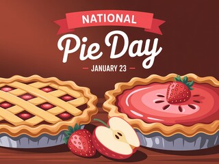 Celebrate national pie day on january 23rd with delicious homemade apple and strawberry pies