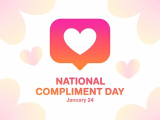 Celebrate national compliment day with a heartfelt message and social media icon