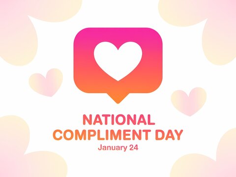 Celebrate national compliment day with a heartfelt message and social media icon