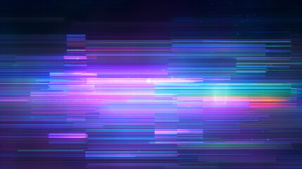 Colorful streaks of light flow across a dark background, creating a dynamic and vibrant abstract design. This artwork captures energy and movement, perfect for modern decor